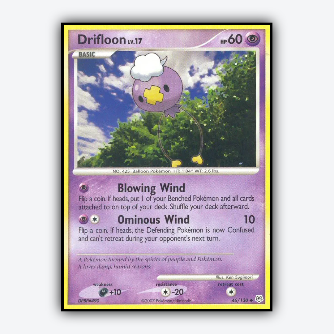 Drifloon 046/130 - Diamond & Pearl Set - Card Rug