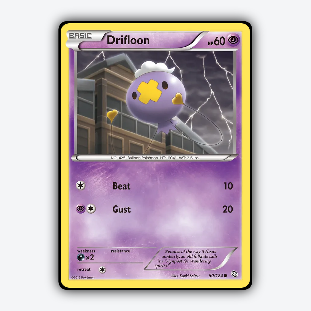Drifloon 050/124 - Dragons Exalted Set - Card Rug