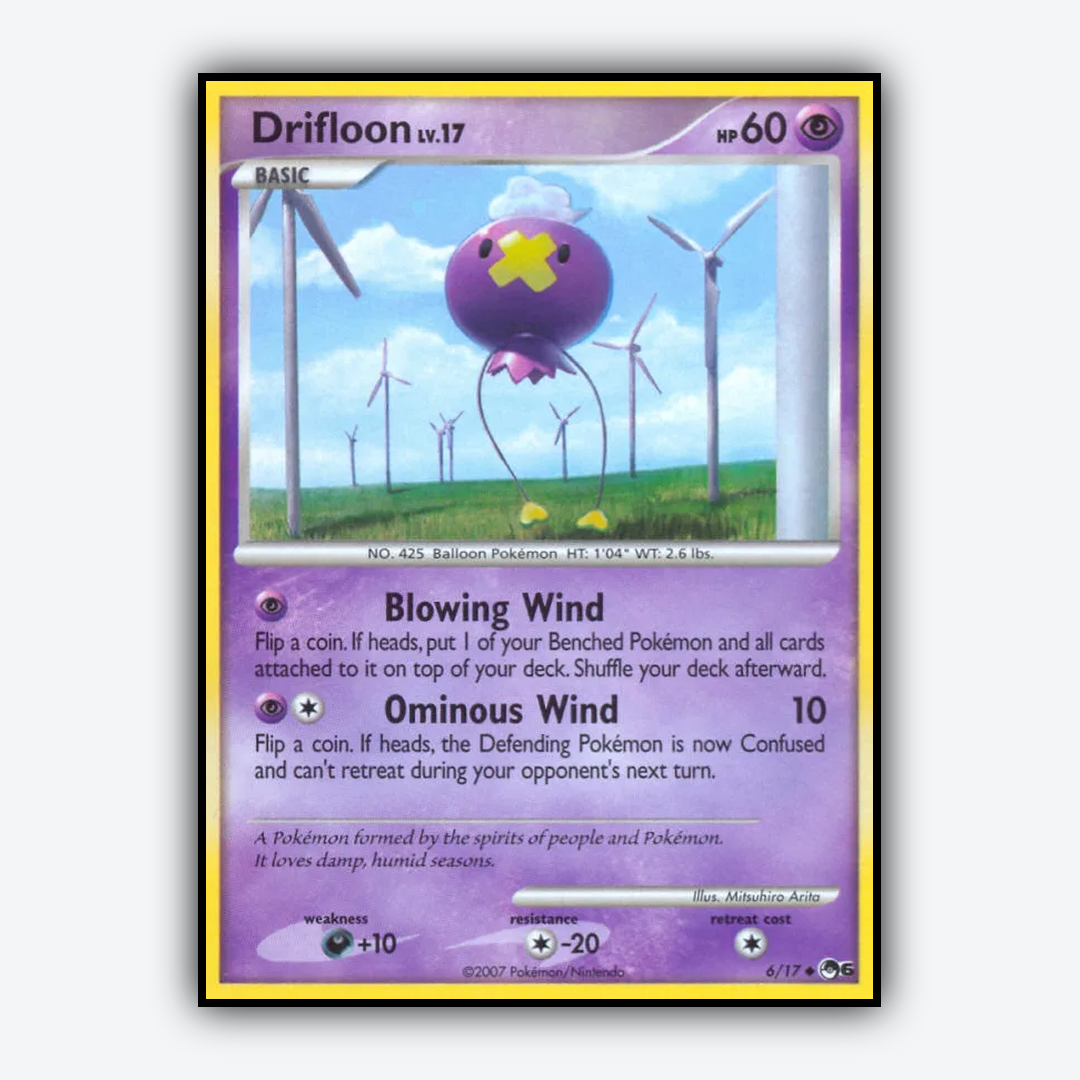 Drifloon 006/17 - POP Series 6 Set - Card Rug