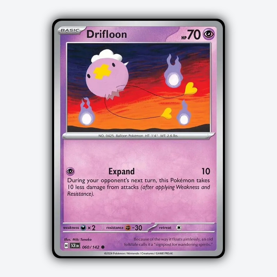 Drifloon 060/142 - Stellar Crown Set - Card Rug