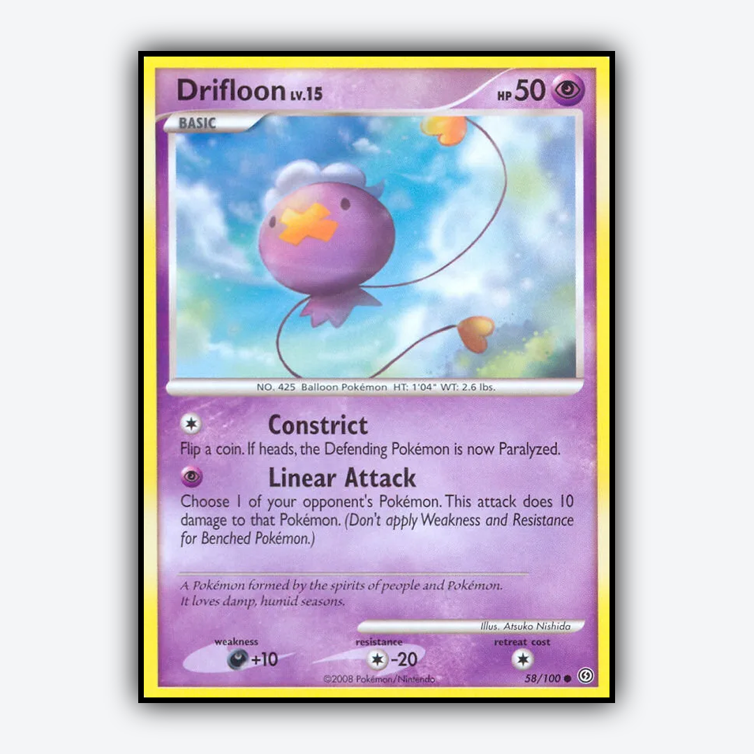 Drifloon 058/100 - Stormfront Set - Card Rug
