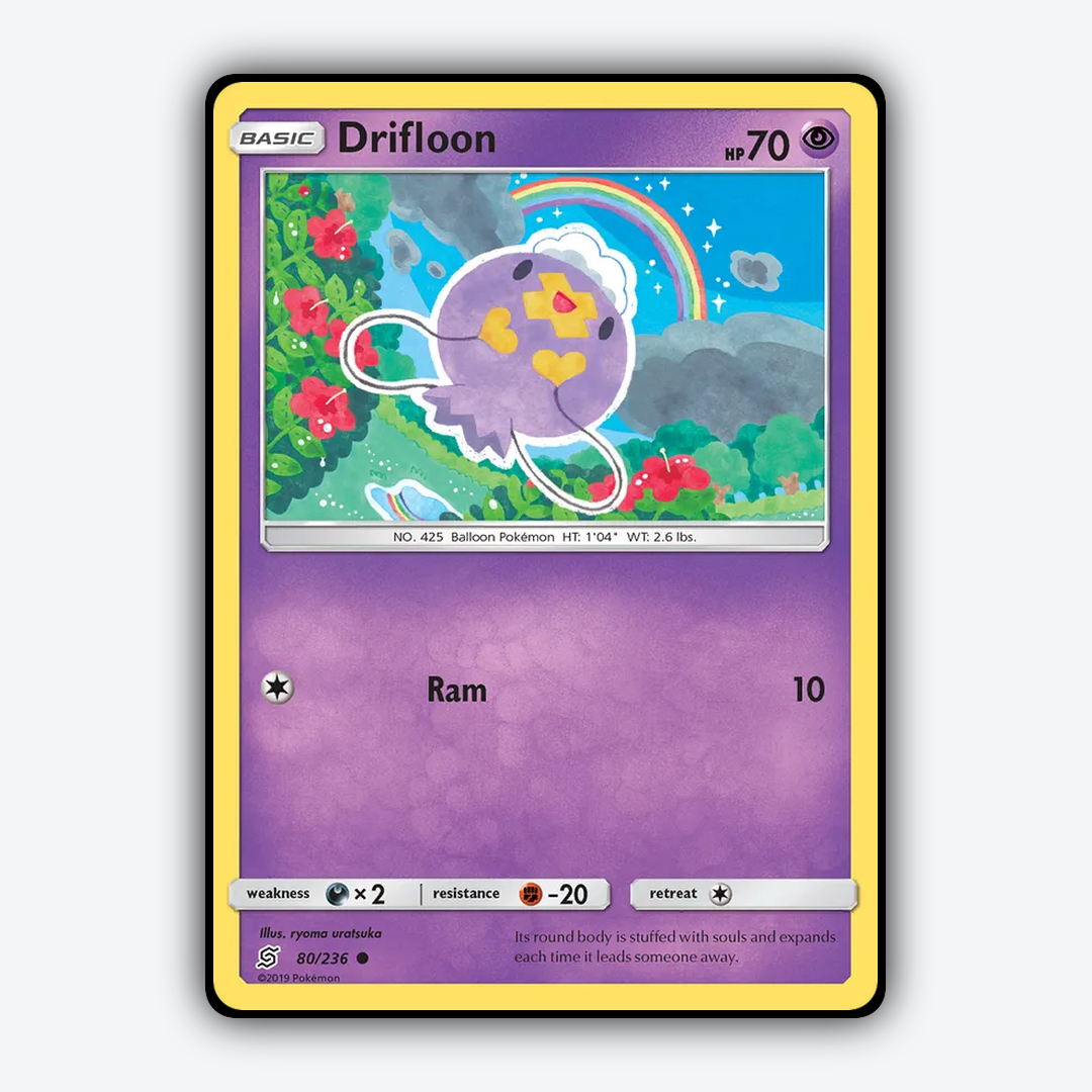 Drifloon 080/236 - Unified Minds Set - Card Rug