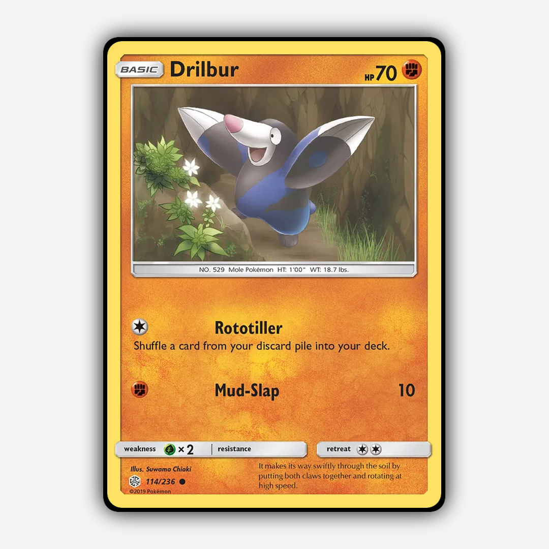Drilbur 114/236 - Cosmic Eclipse Set - Card Rug