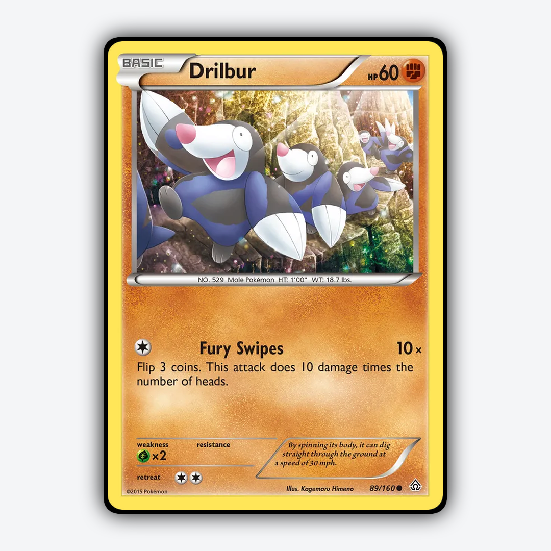 Drilbur 089/160 - Primal Clash Set - Card Rug
