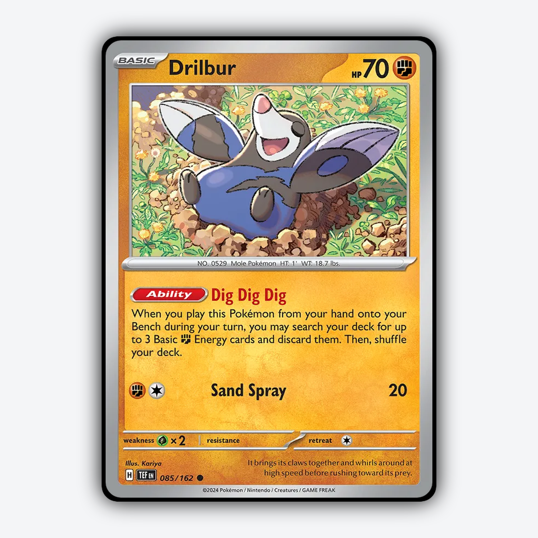 Drilbur 085/162 - Temporal Forces Set - Card Rug