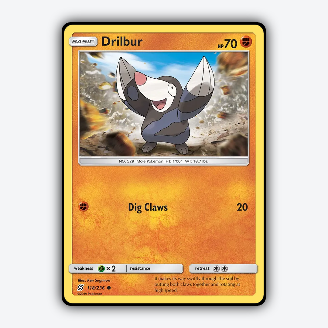 Drilbur 118/236 - Unified Minds Set - Card Rug