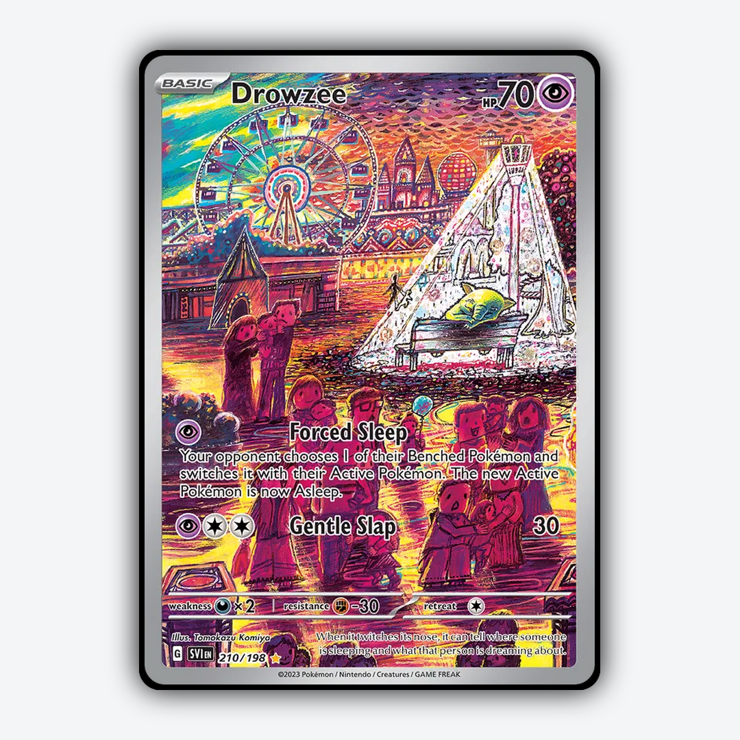 Drowzee 210/198 - Scarlet & Violet Set - Card Rug