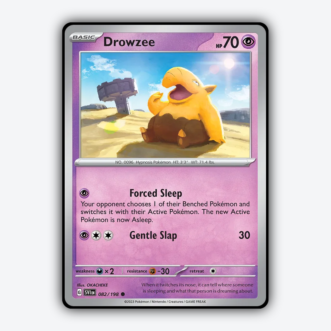Drowzee 082/198 - Scarlet & Violet Set - Card Rug