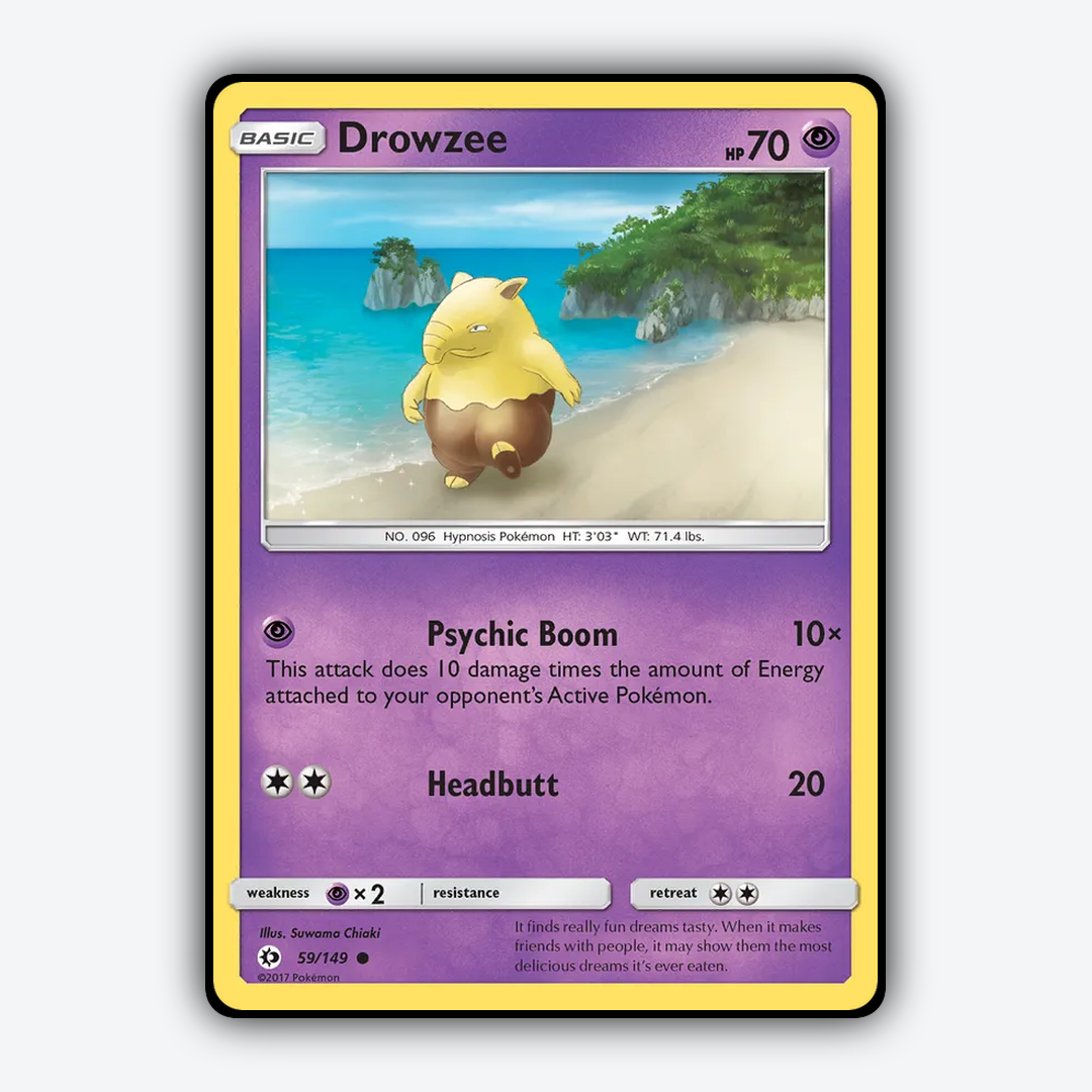 Drowzee 059/149 - Sun & Moon Set - Card Rug