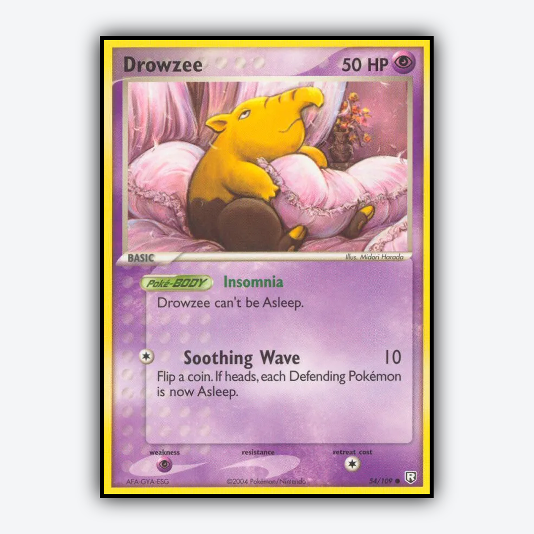 Drowzee 054/109 - Team Rocket Returns Set - Card Rug