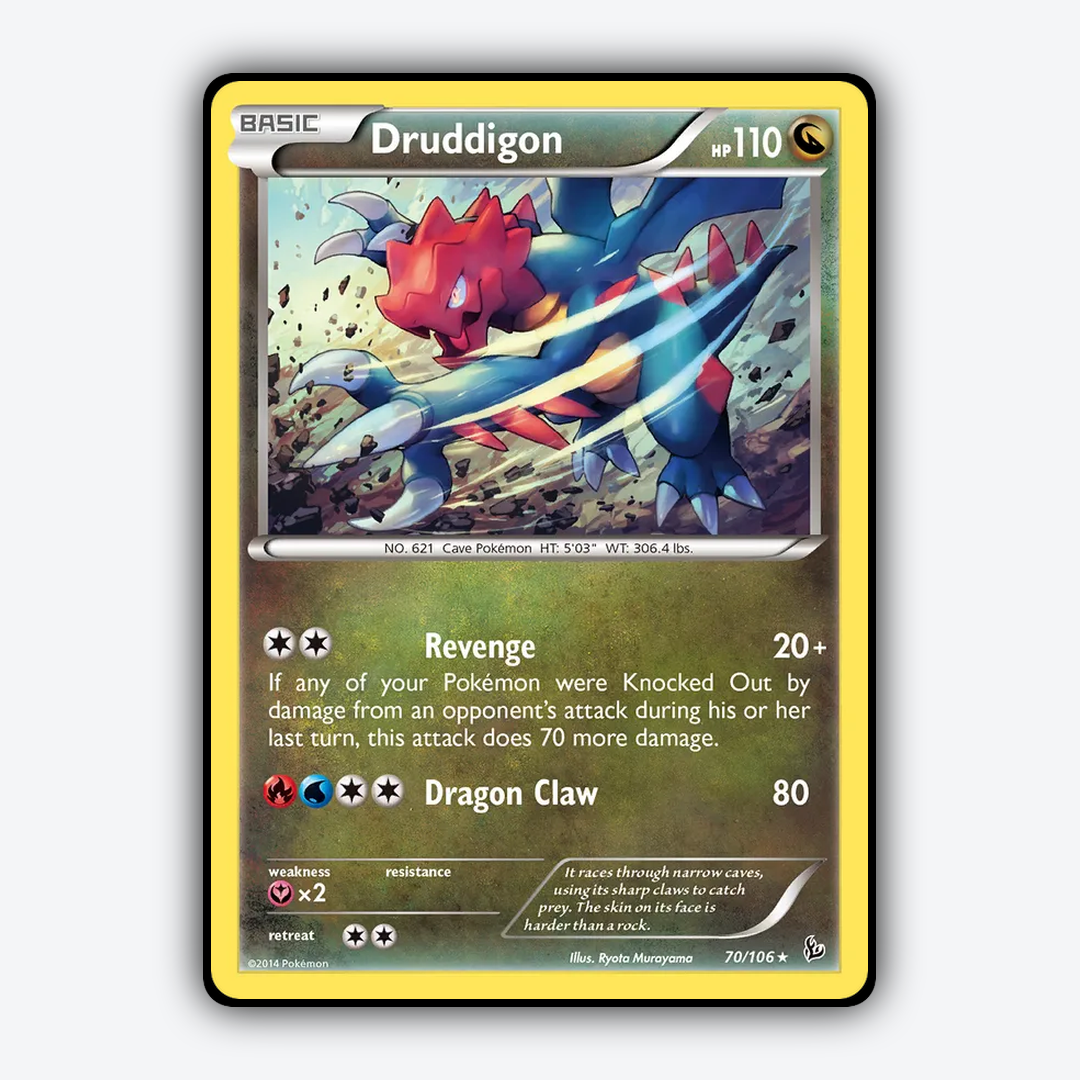 Druddigon 070/106 - Flashfire Set - Card Rug