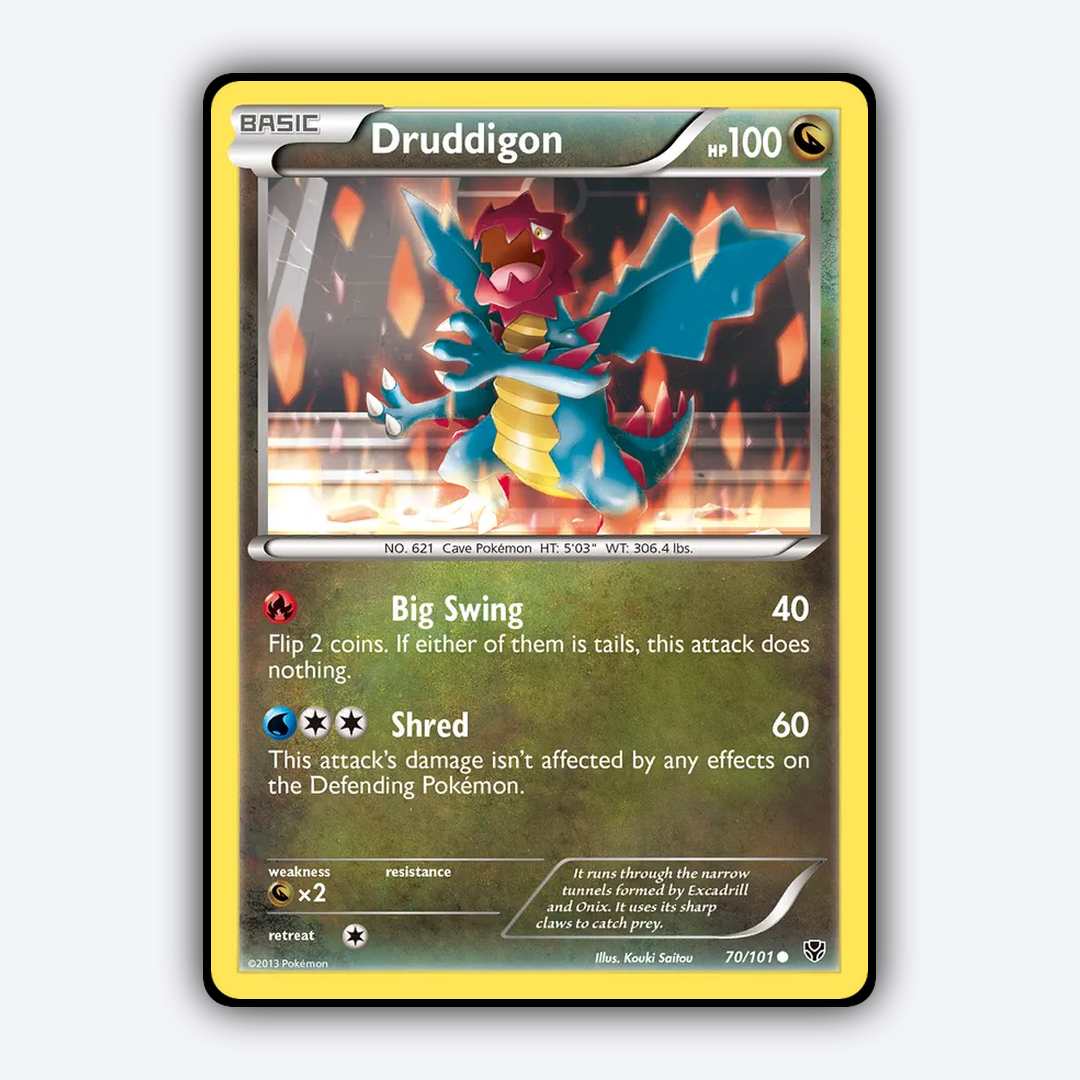 Druddigon 070/101 - Plasma Blast Set - Card Rug