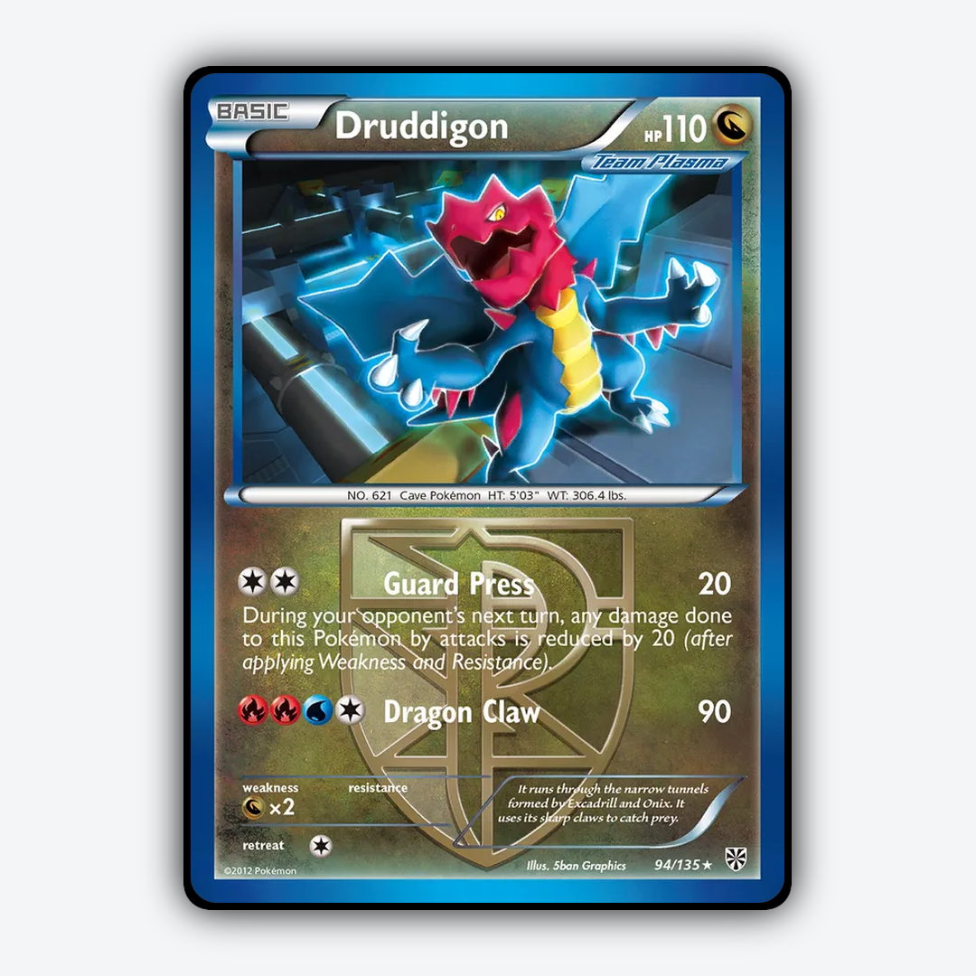 Druddigon 094/135 - Plasma Storm Set - Card Rug