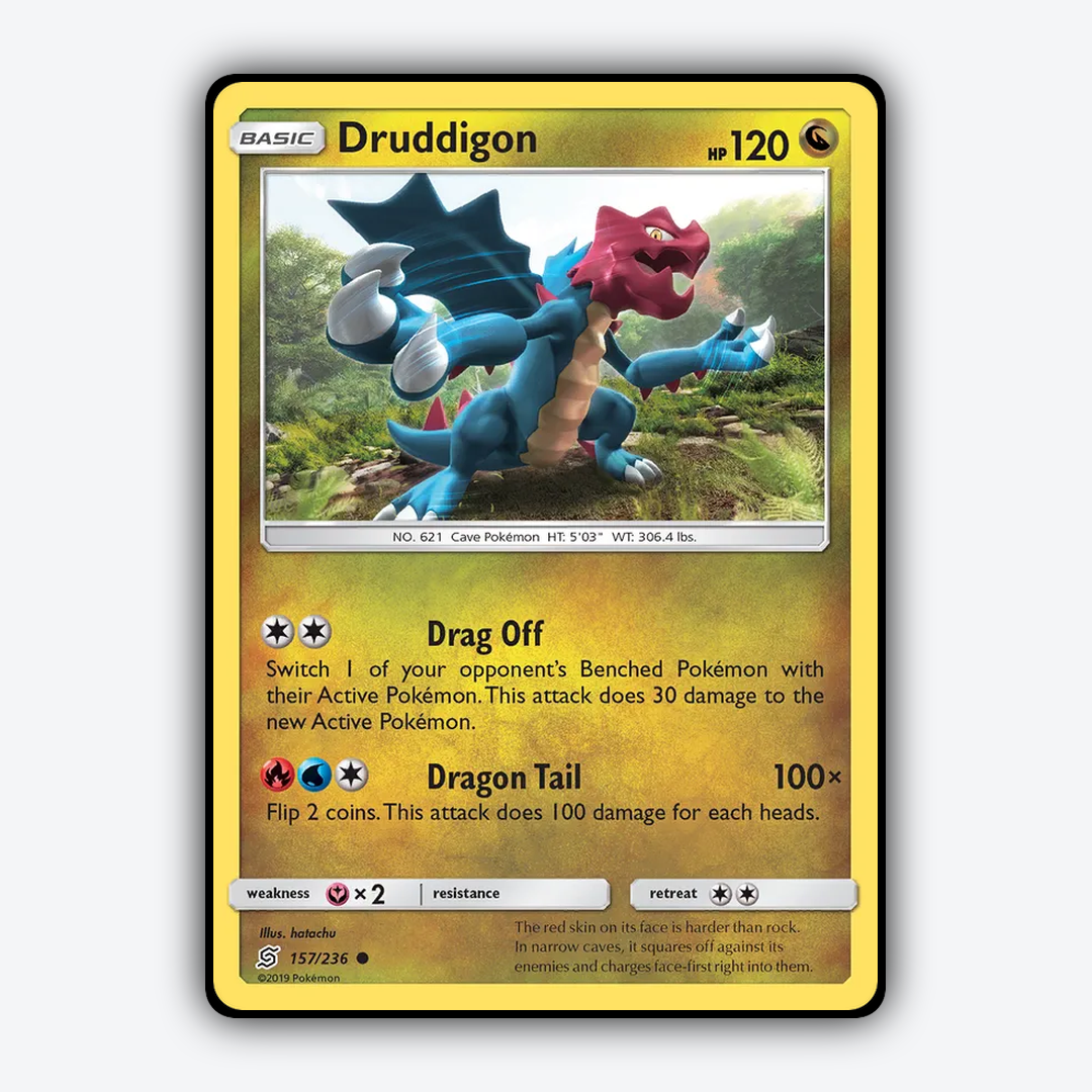 Druddigon 157/236 - Unified Minds Set - Card Rug