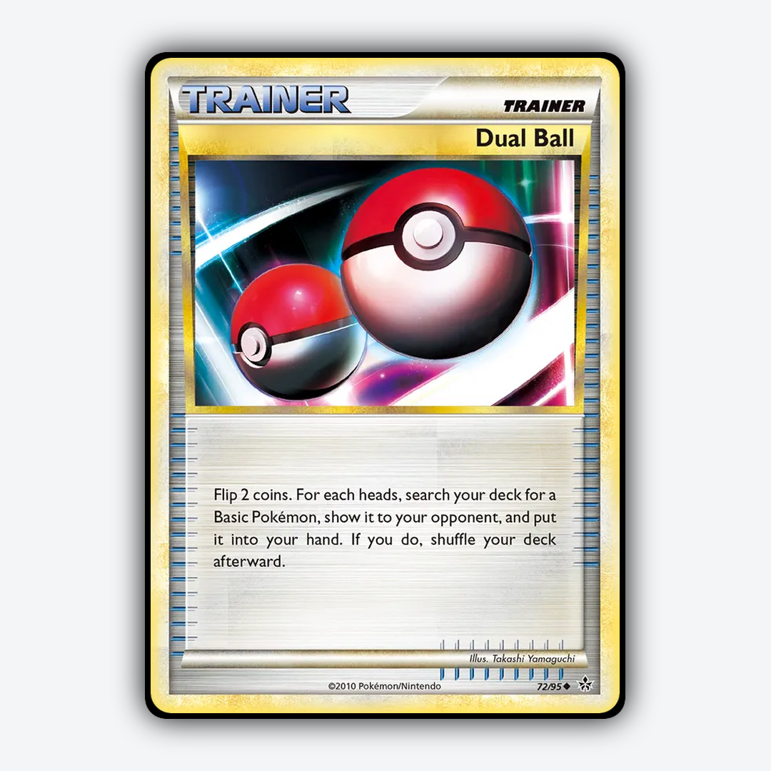 Dual Ball 072/95 - HS—Unleashed Set - Card Rug
