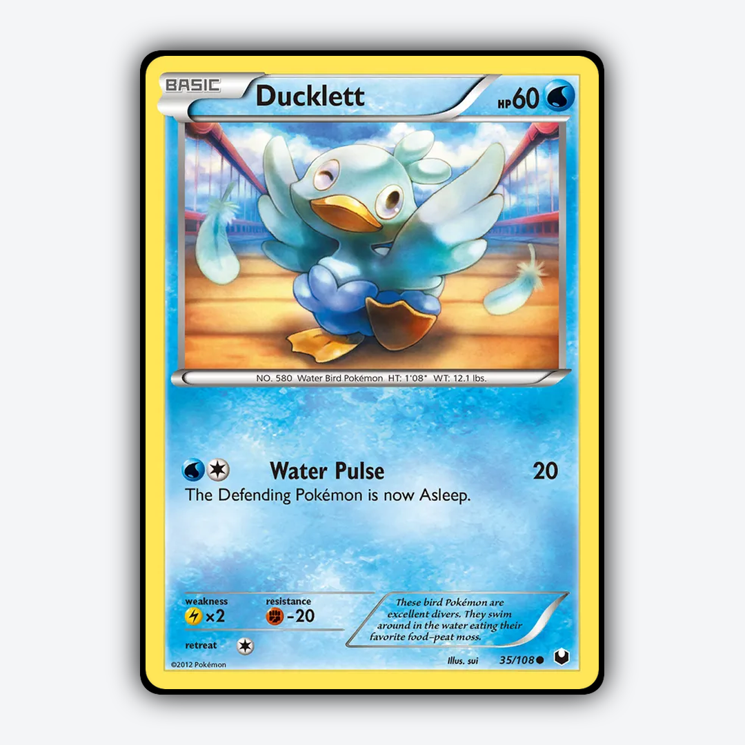 Ducklett 035/108 - Dark Explorers Set - Card Rug