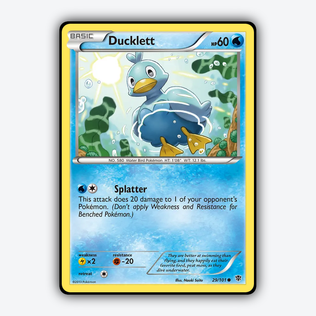 Ducklett 029/101 - Plasma Blast Set - Card Rug