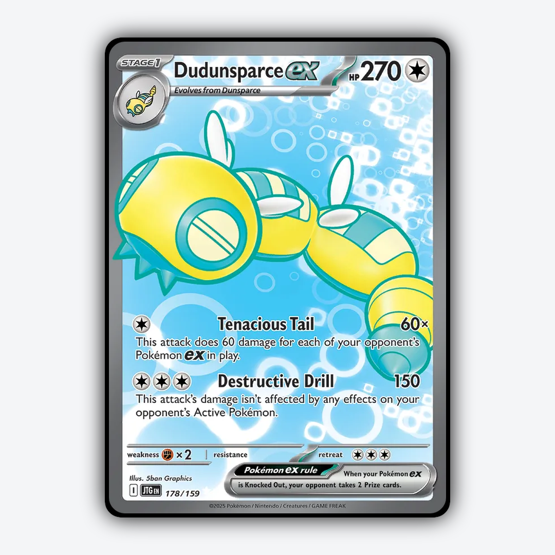 Dudunsparce ex #178 - Journey Together Set - Card Rug