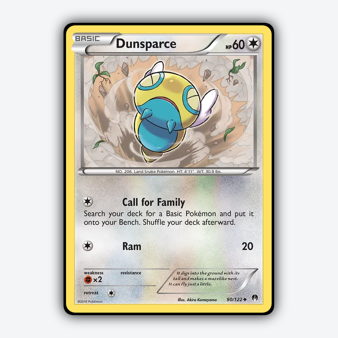 Dunsparce 090/122 - BREAKpoint Set - Card Rug