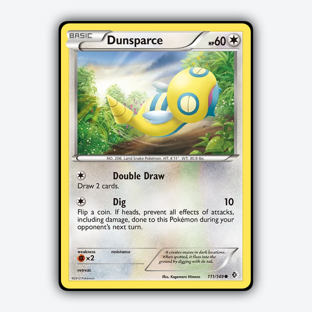 Dunsparce 111/149 - Boundaries Crossed Set - Card Rug