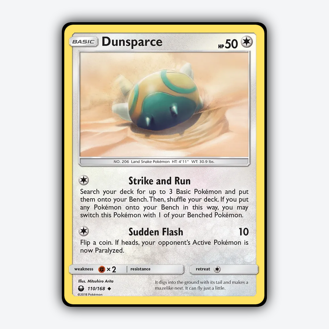 Dunsparce 110/168 - Celestial Storm Set - Card Rug