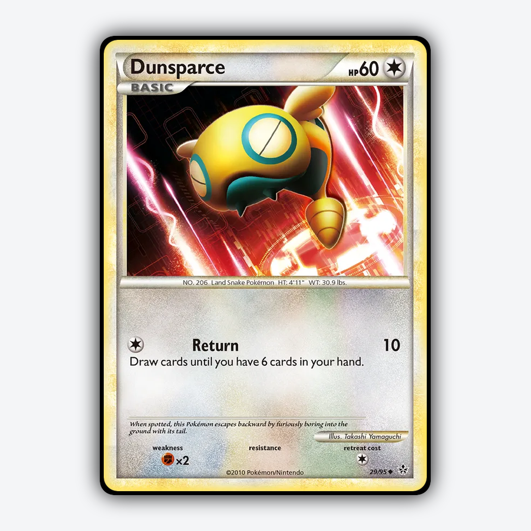 Dunsparce 029/95 - HS—Unleashed Set - Card Rug