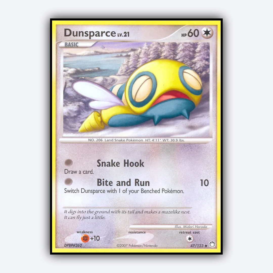 Dunsparce 047/123 - Mysterious Treasures Set - Card Rug