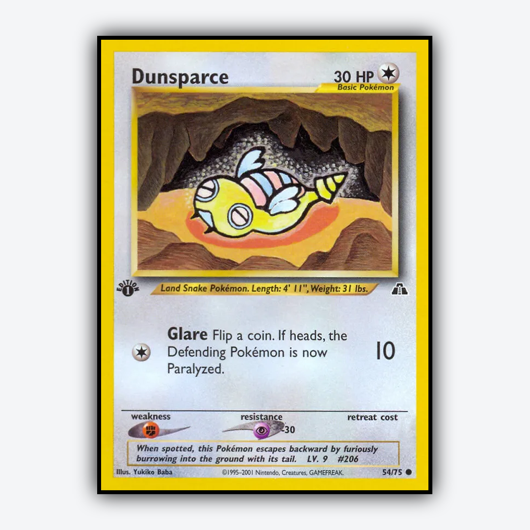 Dunsparce 054/75 - Neo Discovery Set - Card Rug