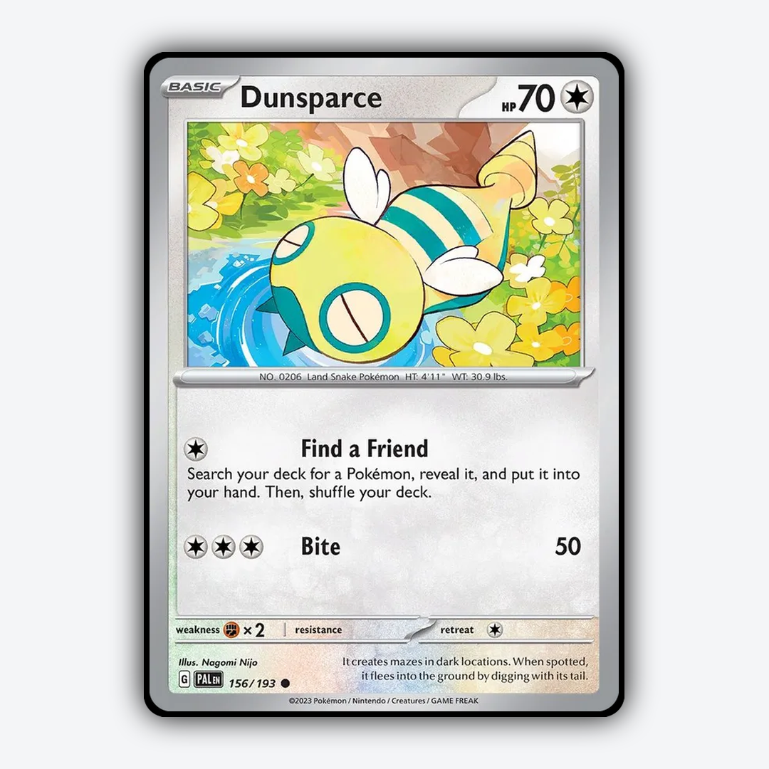 Dunsparce 156/193 - Paldea Evolved Set - Card Rug