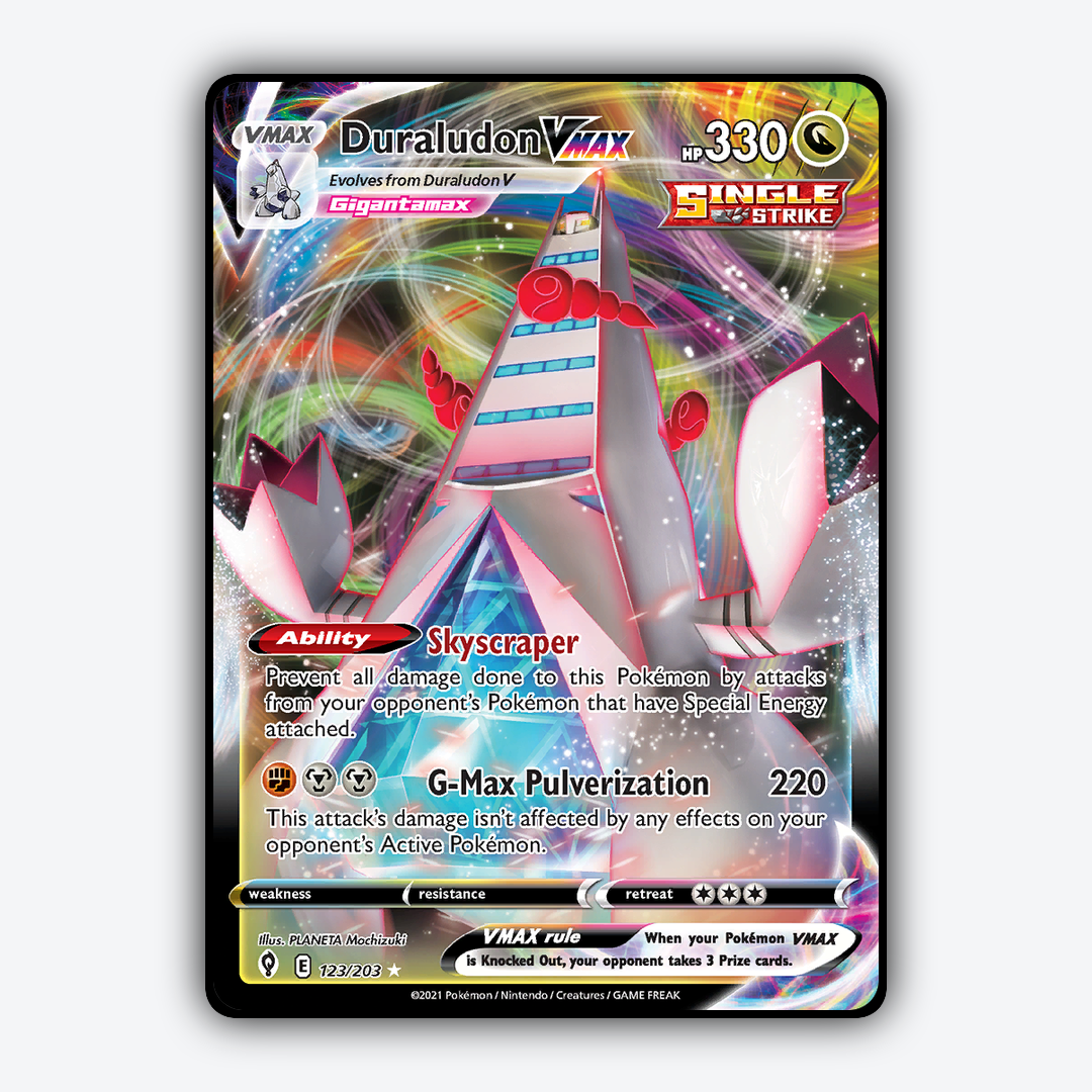 Duraludon VMAX #123 - Evolving Skies Set - Card Rug