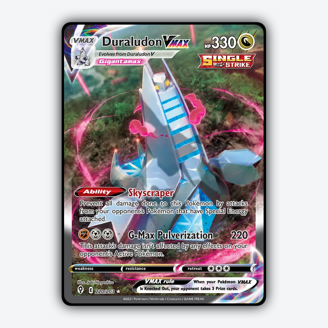 Duraludon VMAX #220 - Evolving Skies Set - Card Rug