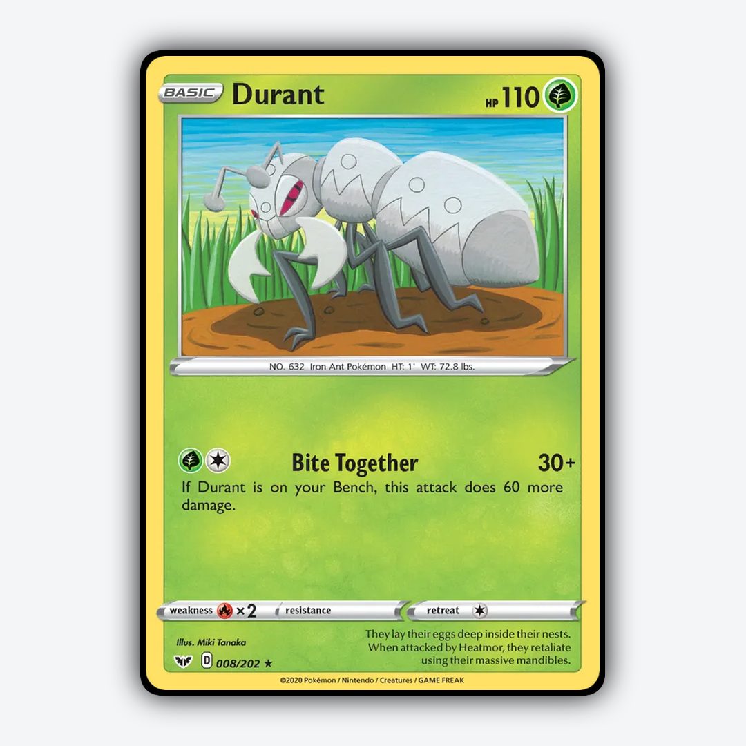 Durant 008/202 - Sword & Shield Set - Card Rug
