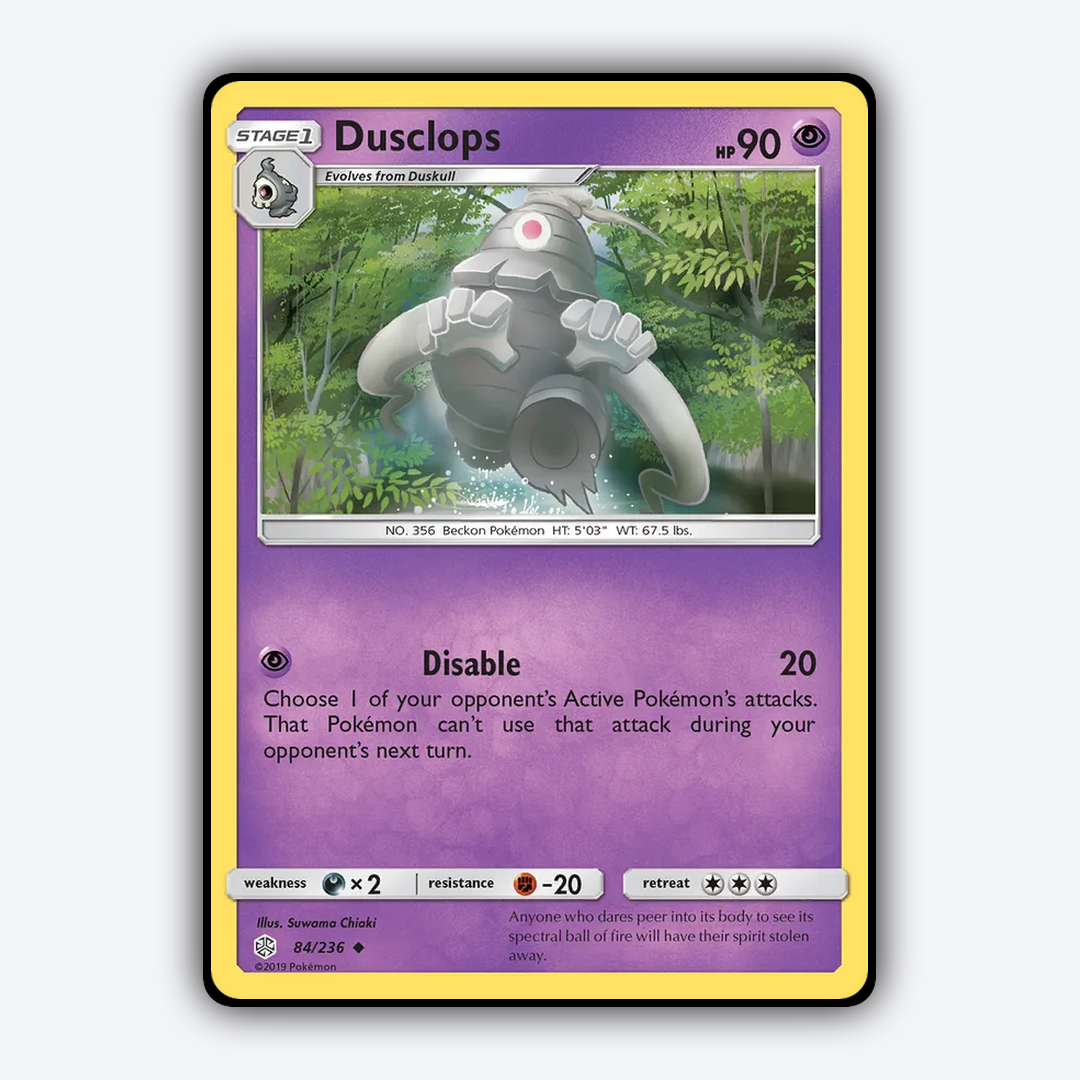 Dusclops 084/236 - Cosmic Eclipse Set - Card Rug