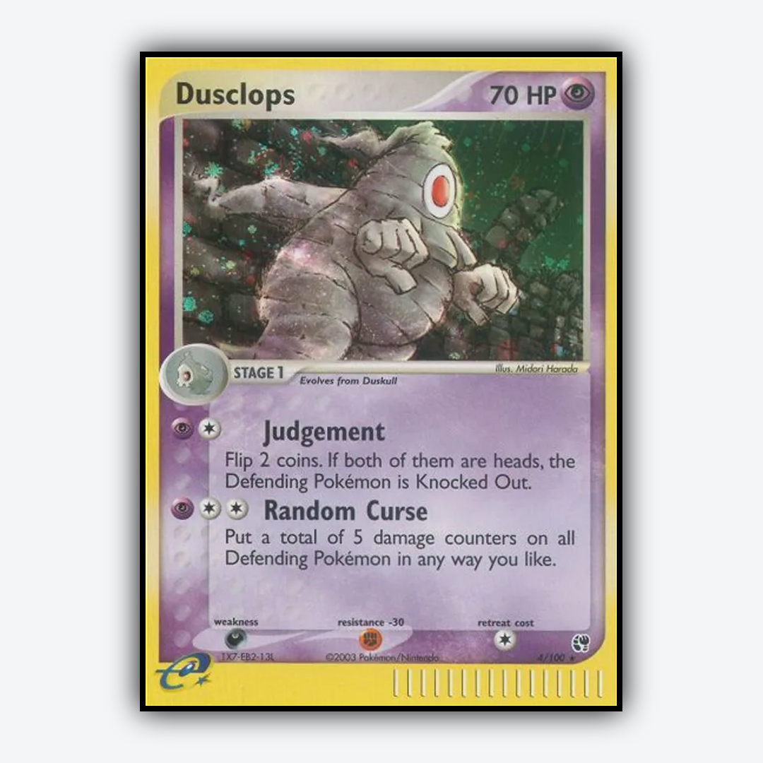 Dusclops 004/100 - Sandstorm Set - Card Rug