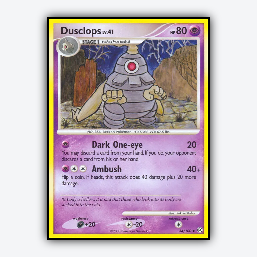Dusclops 034/100 - Stormfront Set - Card Rug