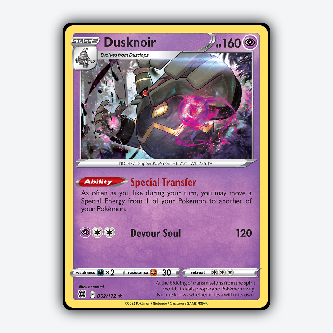 Dusknoir 062/172 - Brilliant Stars Set - Card Rug