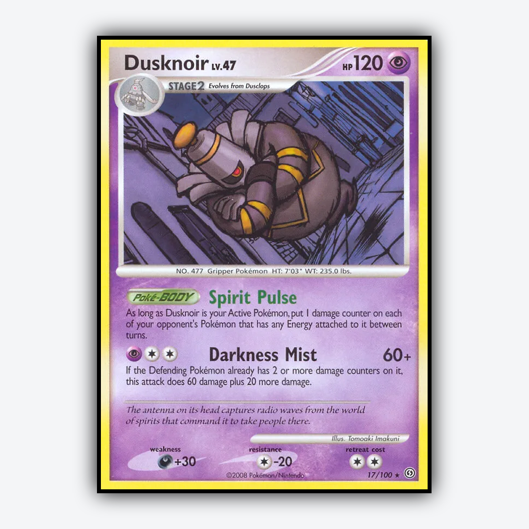 Dusknoir 017/100 - Stormfront Set - Card Rug