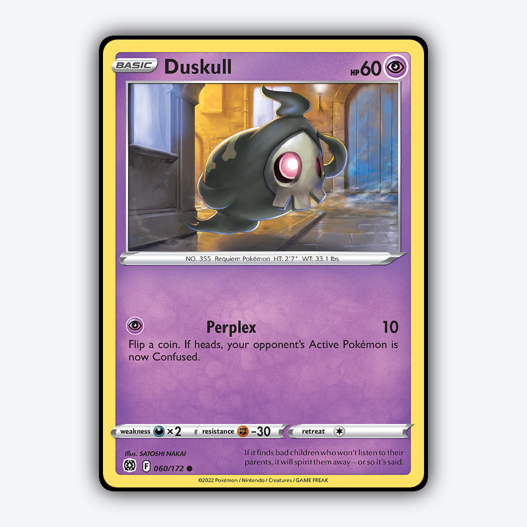 Duskull 060/172 - Brilliant Stars Set - Card Rug