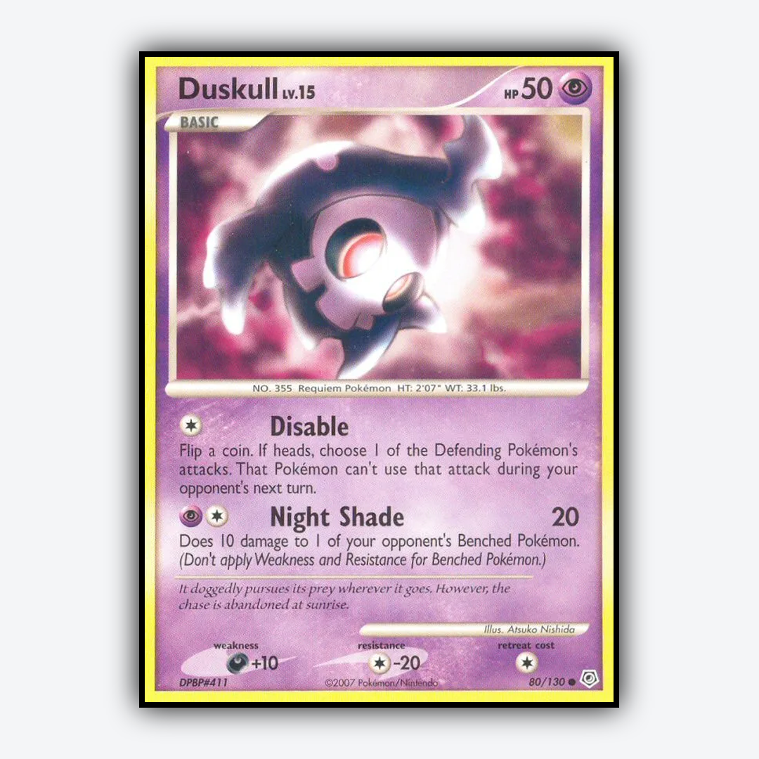 Duskull 080/130 - Diamond & Pearl Set - Card Rug