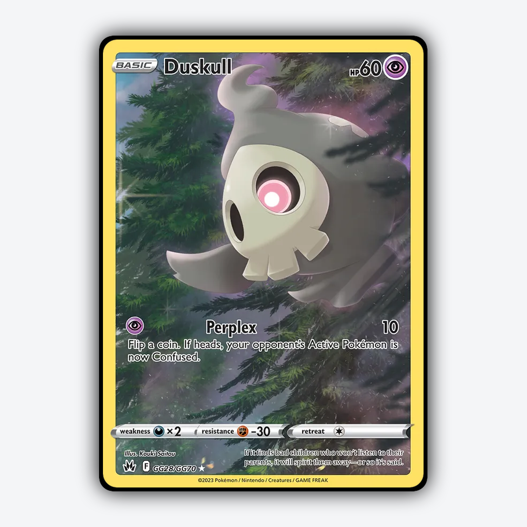 Duskull #28 - Crown Zenith Set - Card Rug