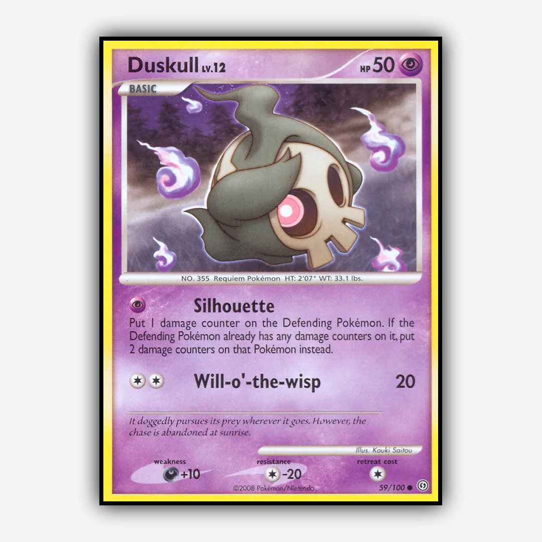Duskull 059/100 - Stormfront Set - Card Rug