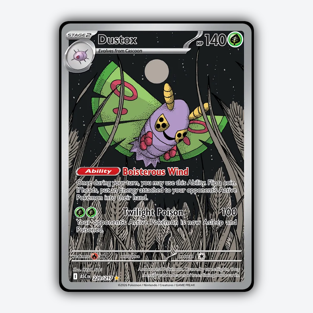 Dustox 220/217 - Ascended Heroes Set - Card Rug