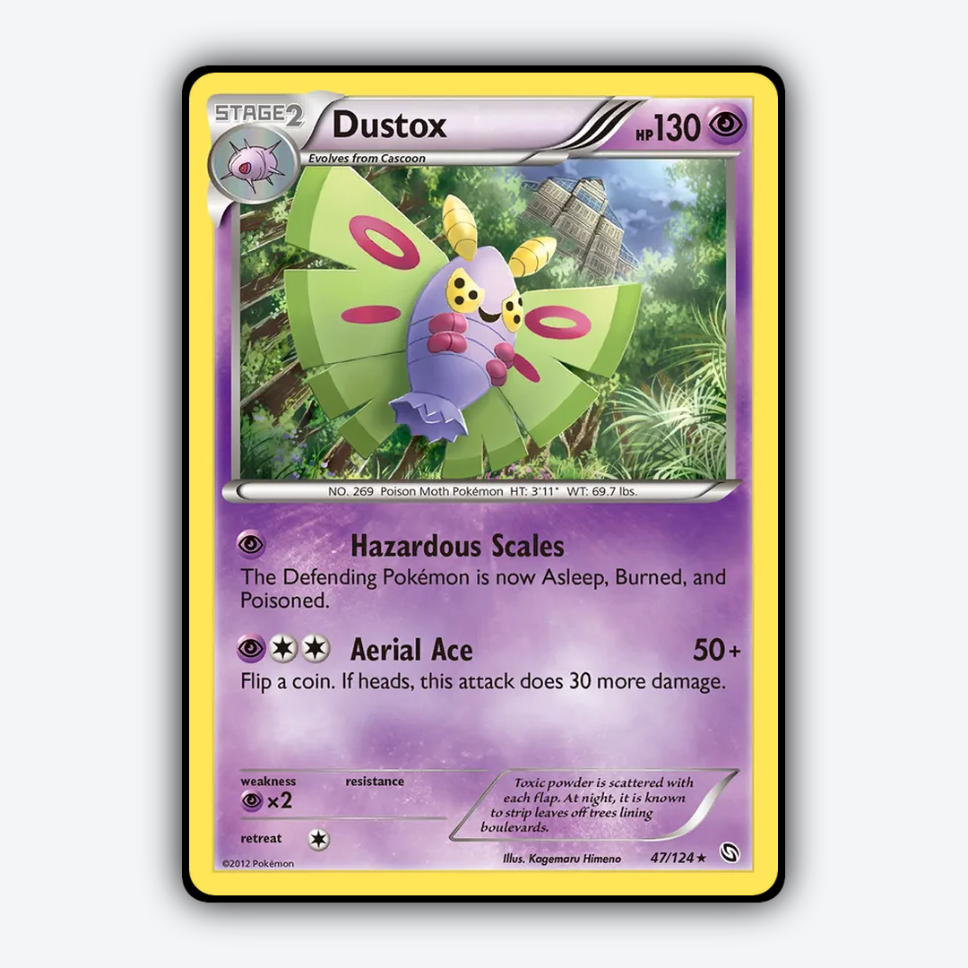 Dustox 047/124 - Dragons Exalted Set - Card Rug