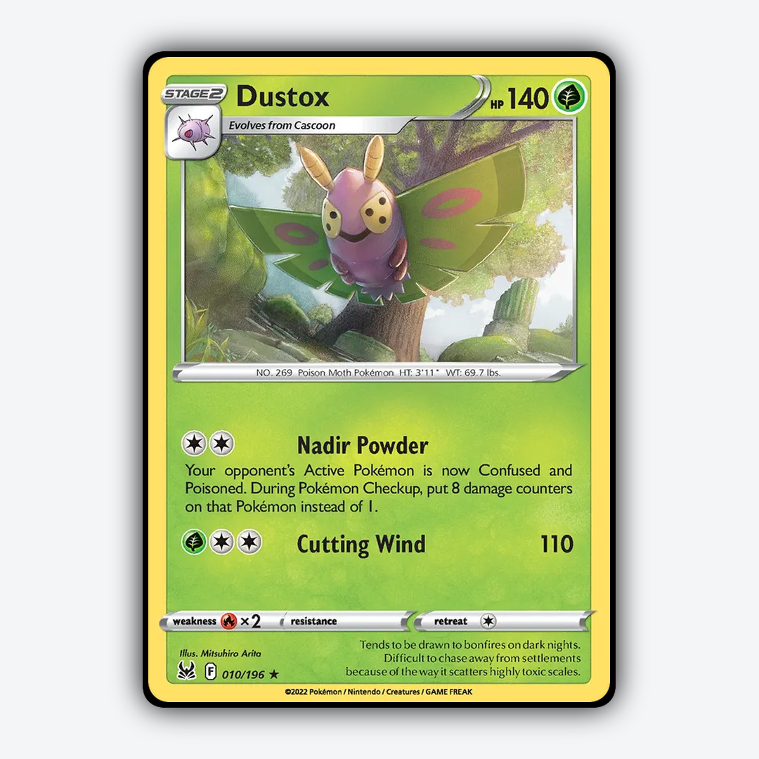 Dustox 010/196 - Lost Origin Set - Card Rug