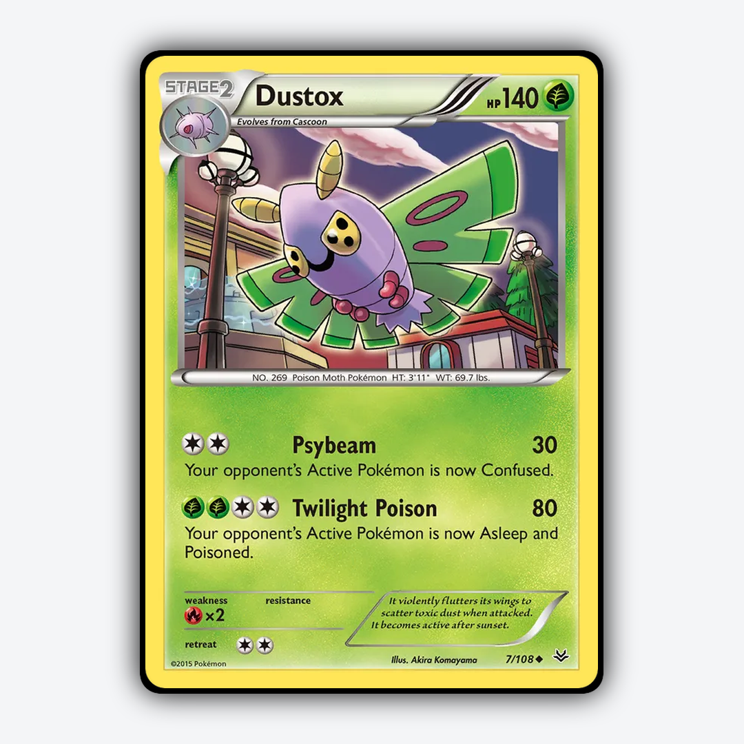 Dustox 007/108 - Roaring Skies Set - Card Rug