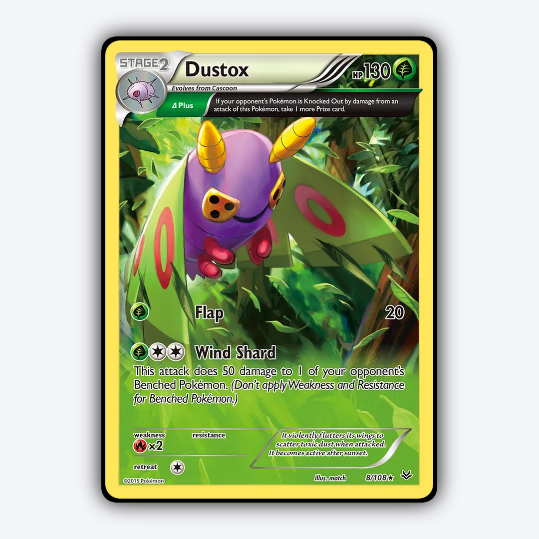 Dustox 008/108 - Roaring Skies Set - Card Rug
