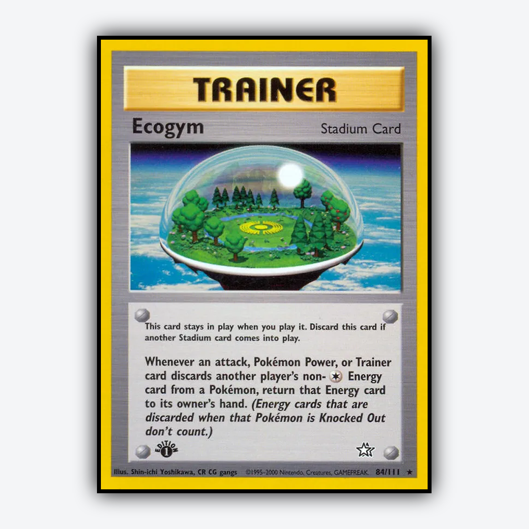 Ecogym 084/111 - Neo Genesis Set - Card Rug