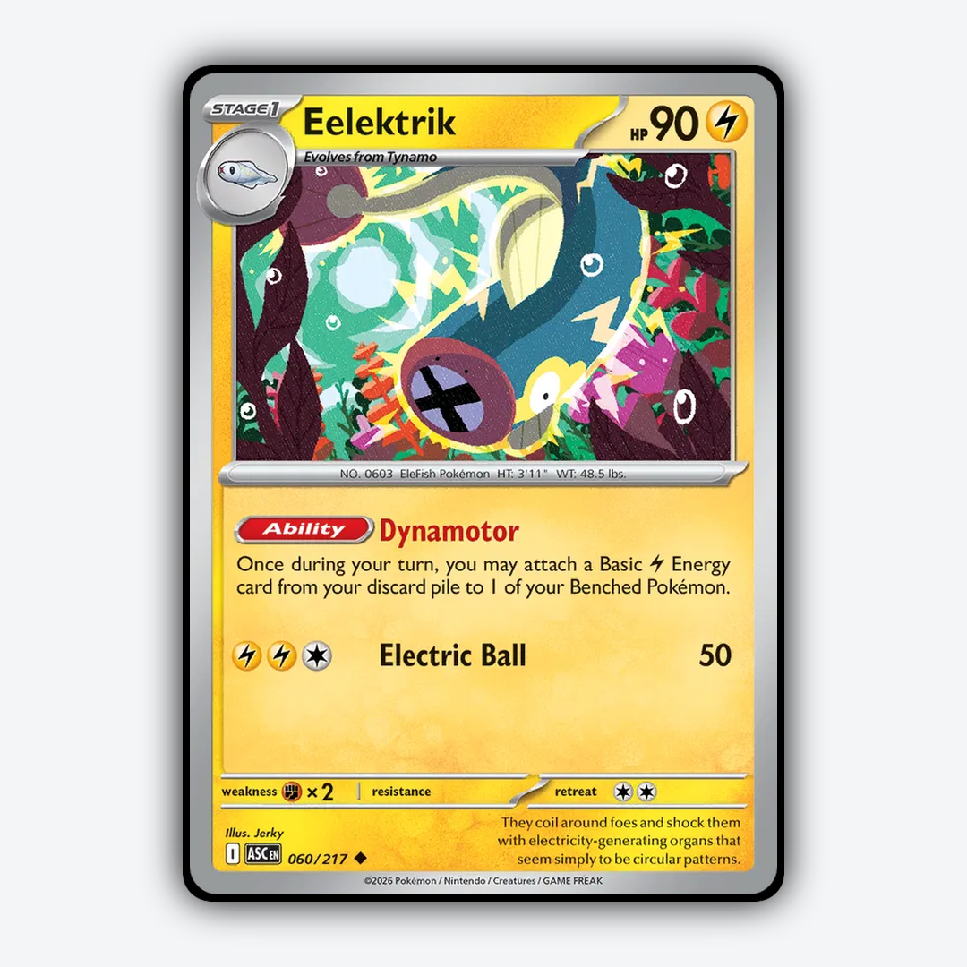 Eelektrik 060/217 - Ascended Heroes Set - Card Rug