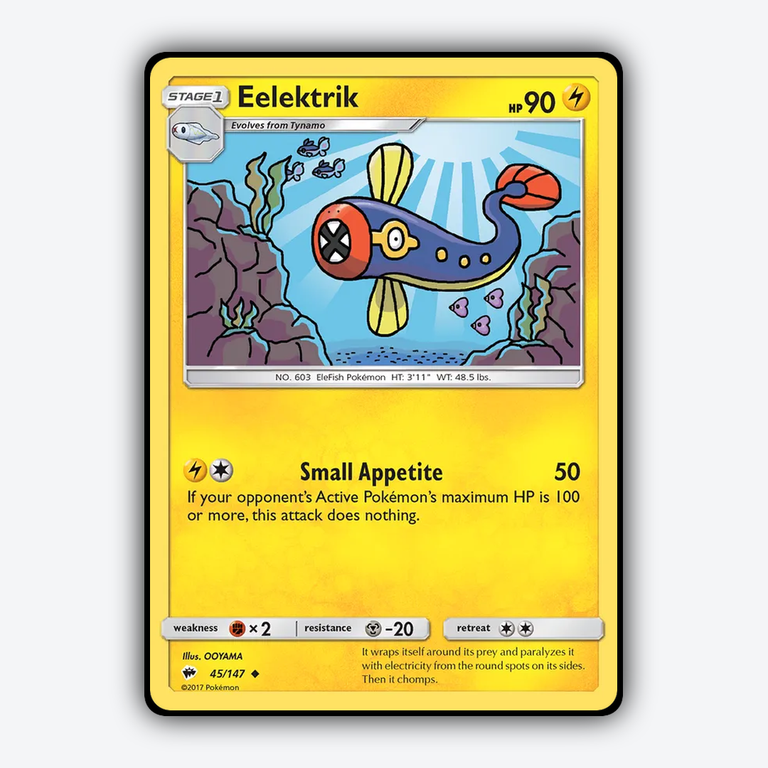 Eelektrik 045/147 - Burning Shadows Set - Card Rug