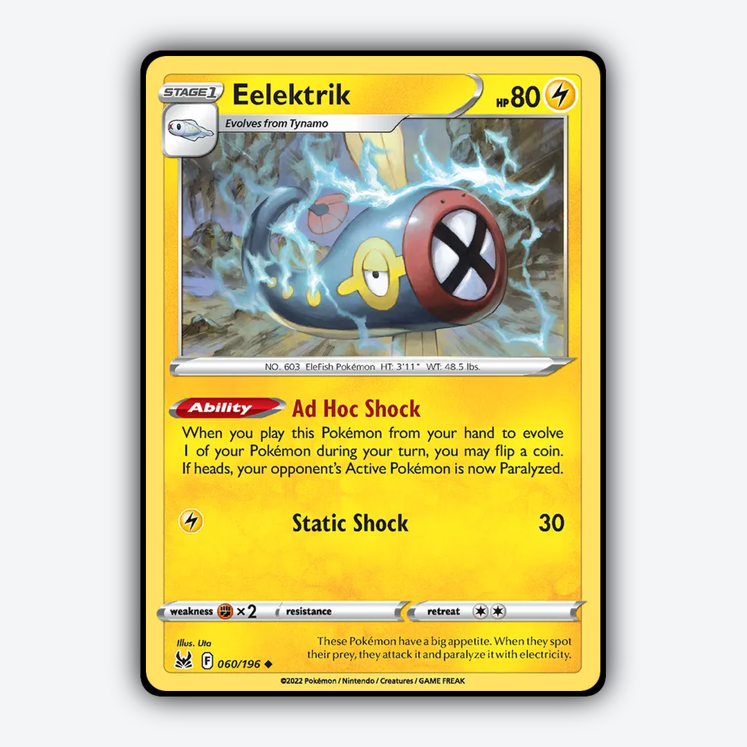 Eelektrik 060/196 - Lost Origin Set - Card Rug